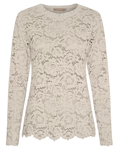  Marta du Chateau - MDCMilley Bluse - Beige New